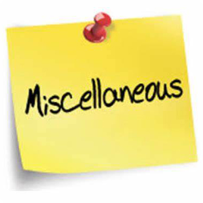 Miscellaneous